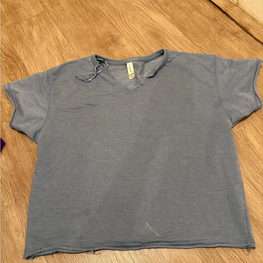 $5/$25 Casual Blue Short Sleeve Tee. Make a bundle.